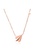 Air Jewellery gold Luxurious Paper Airplane Necklace In Rose Gold C35C2ACFCAB27DGS_1