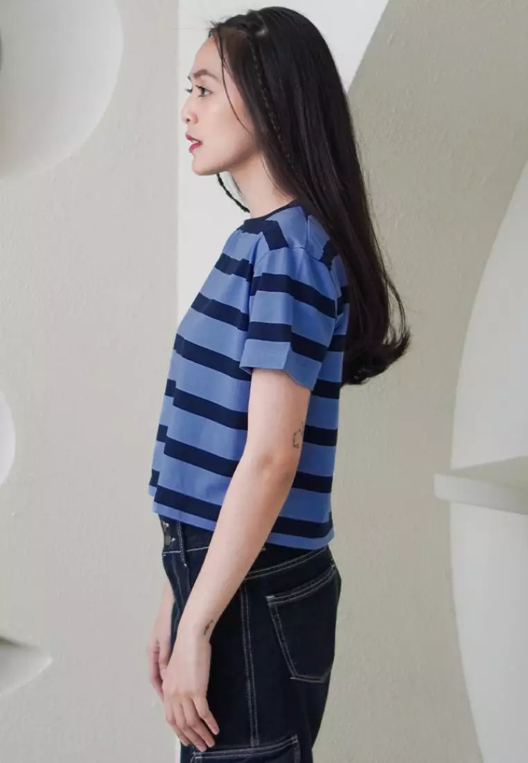 Matsuda Kaos Crop top katun Hollis