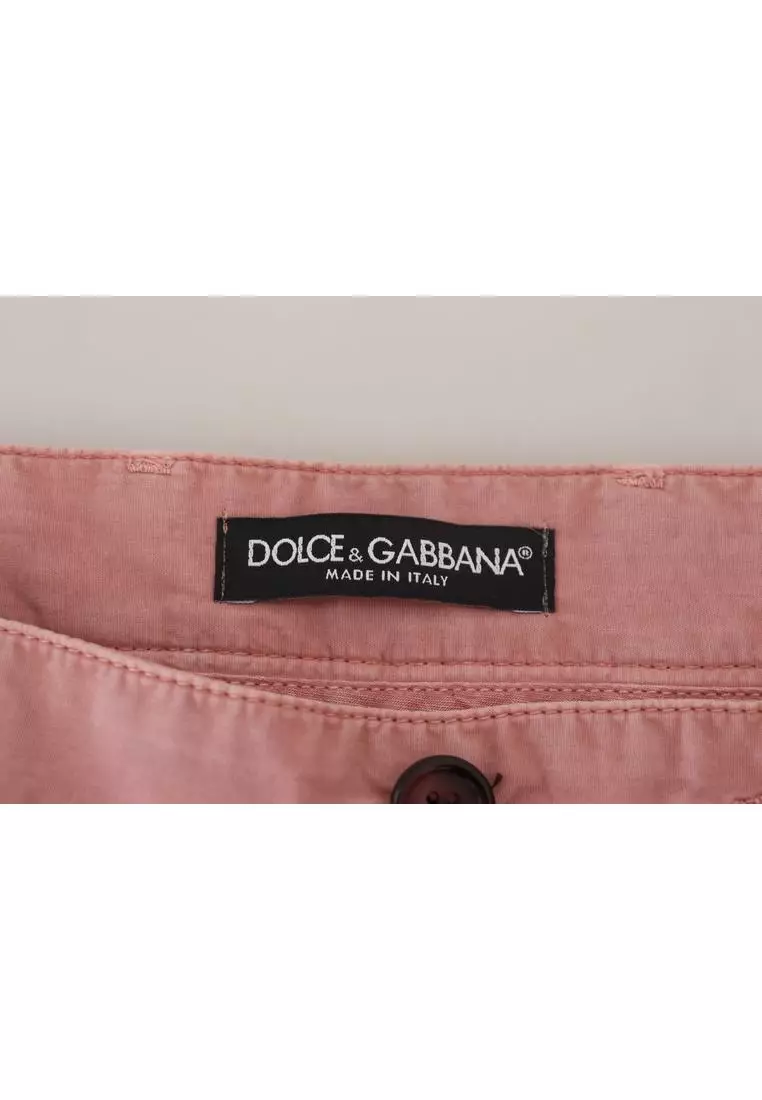 Dolce Gabbana Dolce Gabbana Pink Chinos Cotton Casual