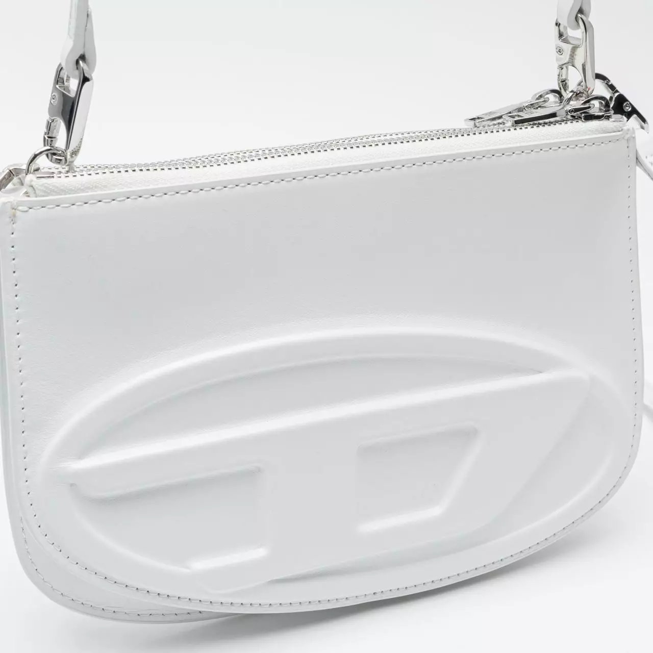 Diesel Croc Shoulder Bag White Balenciaga Women's' Rodeo Large