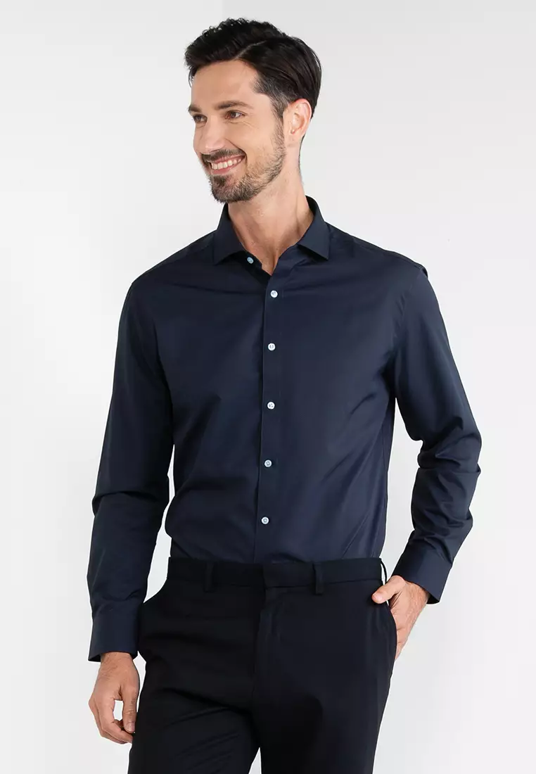 Buy G2000 Dry Light Sweat-Wicking Dress Shirt 2024 Online | ZALORA ...