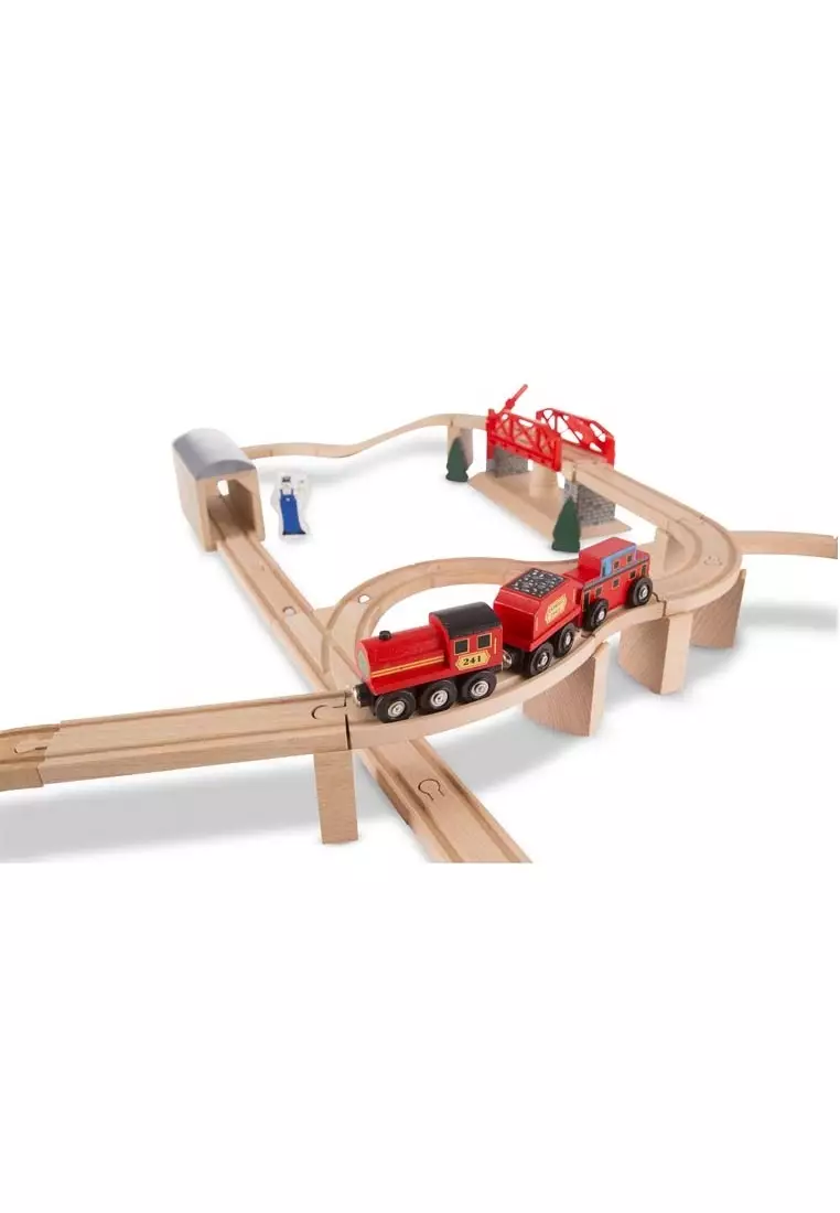 Melissa and doug sales swivel train set