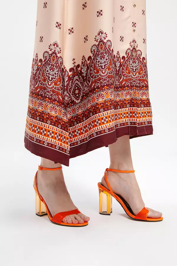 MINIMAL - Salma - Gamis Motif Etnik - Pink Light Colour Pink_Light