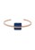 SKAGEN pink Skagen Jewelry SKJ1138791 Blue Sea Glass Rose Gold Tone Bangle 0560EAC31356EBGS_1