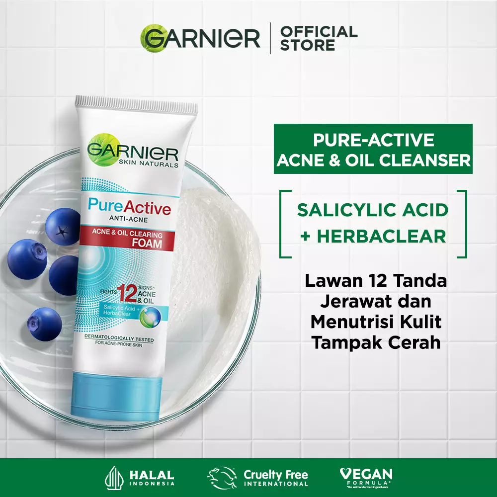 Garnier pure active acne & outlet oil clearing foam