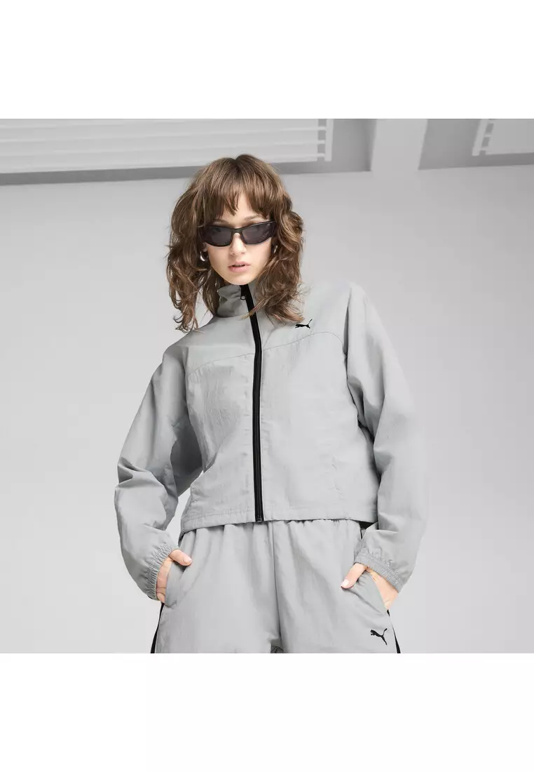 DARE TO Oversized Zip-Off 女子梭織運動外套