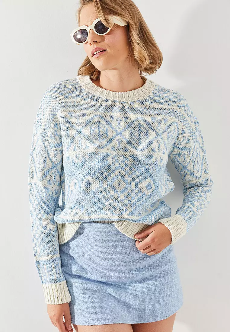Women's Jacquard Sweater 20246194