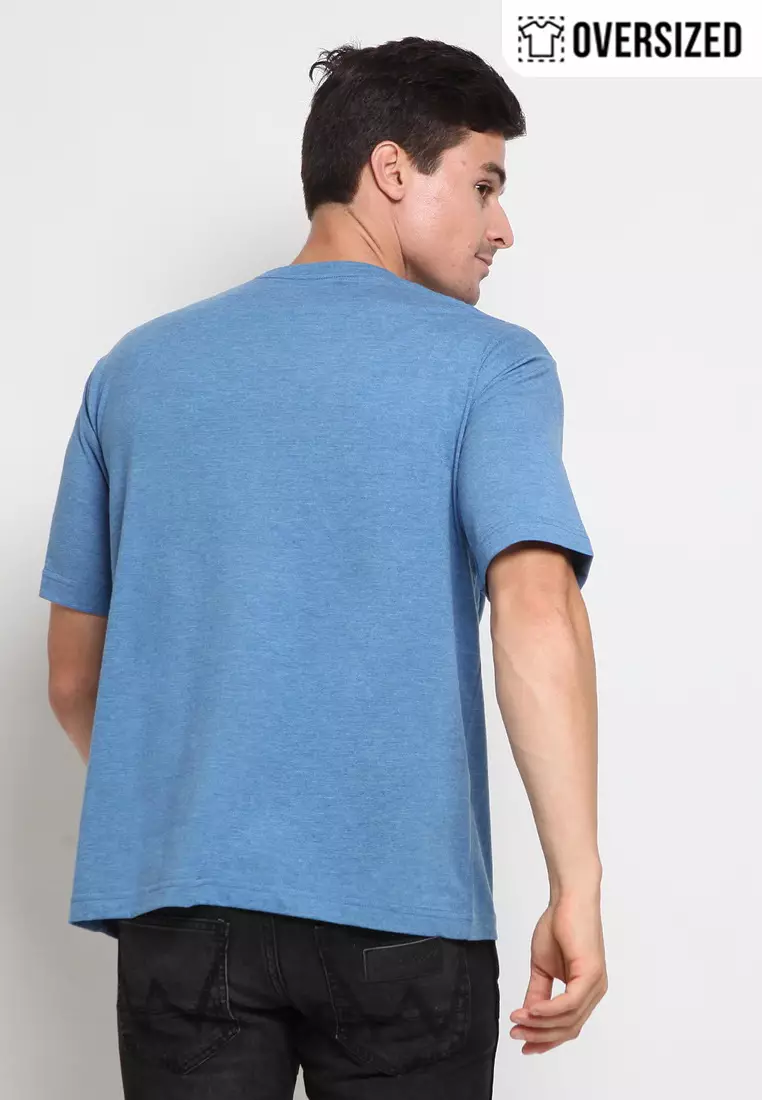 RBJ T-Shirt Cotton Polos Oversized Pria 207090001