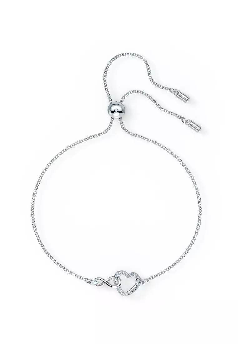 Buy Swarovski Swarovski Infinity Heart Bracelet 2024 Online | ZALORA ...