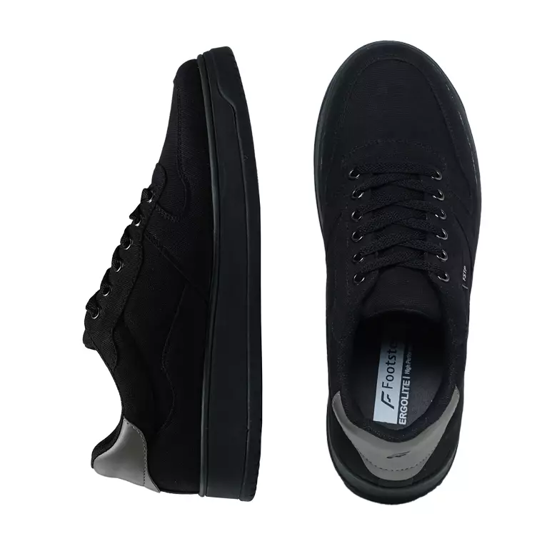 Footstep Footwear Sepatu Pria Sneakers Apollo Full Black Original Shoes