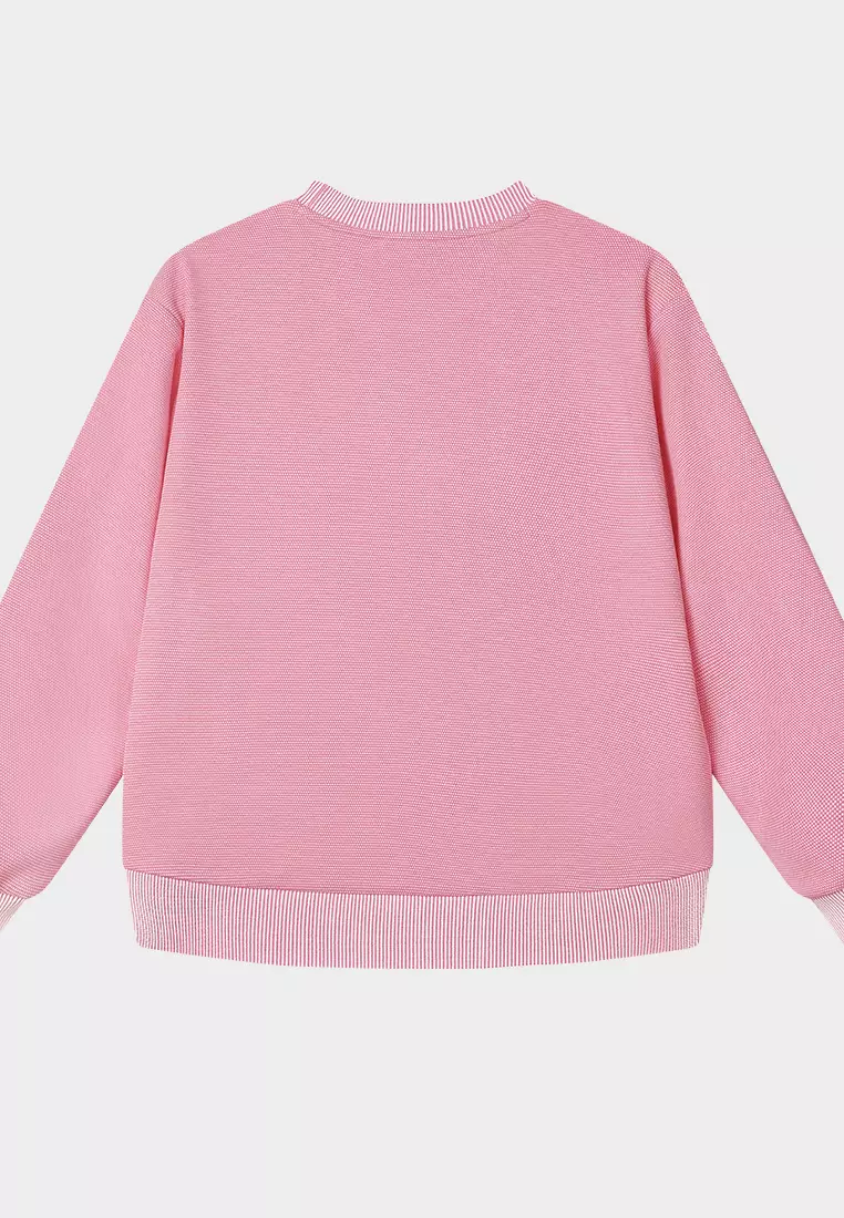 White and pink sweater hot sale