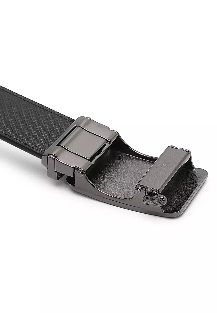 Men's 35mm Automatic Buckle Belt - Black