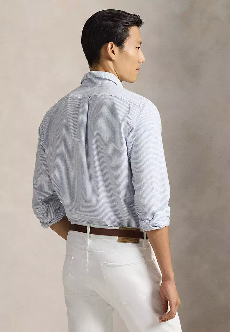 Classic Fit Striped Oxford Shirt