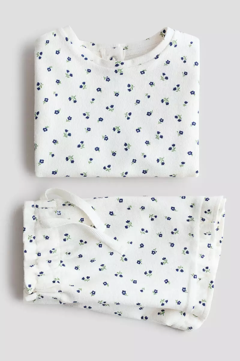 2-piece patterned cotton set