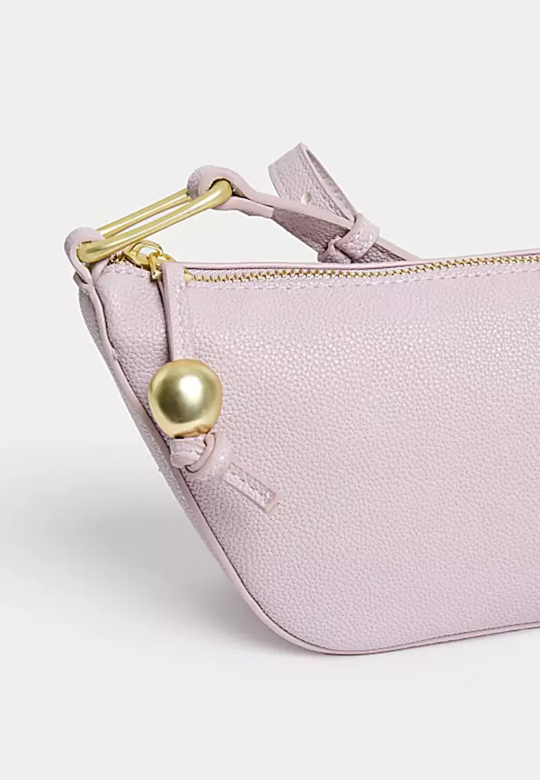 Faux Leather Mini Cross Body Bag