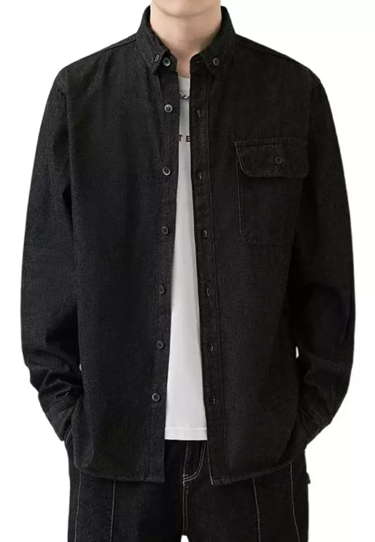 Men s Casual Denim Shirts MT8003