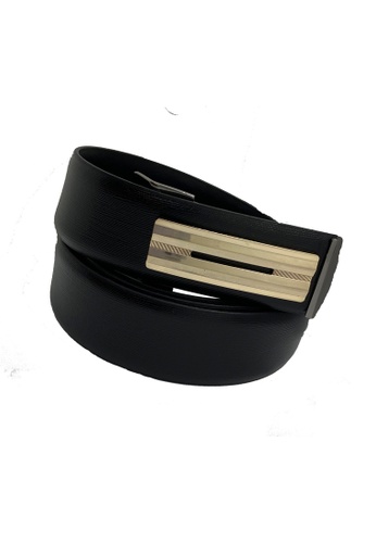 Oxhide black Leather Belt Men - Luxury Designer Belt Exclusively Designed Buckles - Premium Quality Leather - Business Evening Designer Wear -LUX03 Black Belt - Oxhide 55B94AC0A4B7DCGS_1