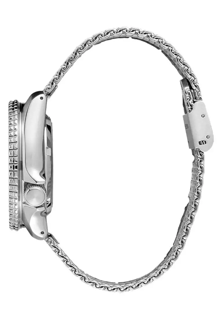 Jam Tangan Pria Seiko 5 Sports Original Garansi Resmi SRPD67K1 Strap Stainless Steel Silver Mesh Bracelet