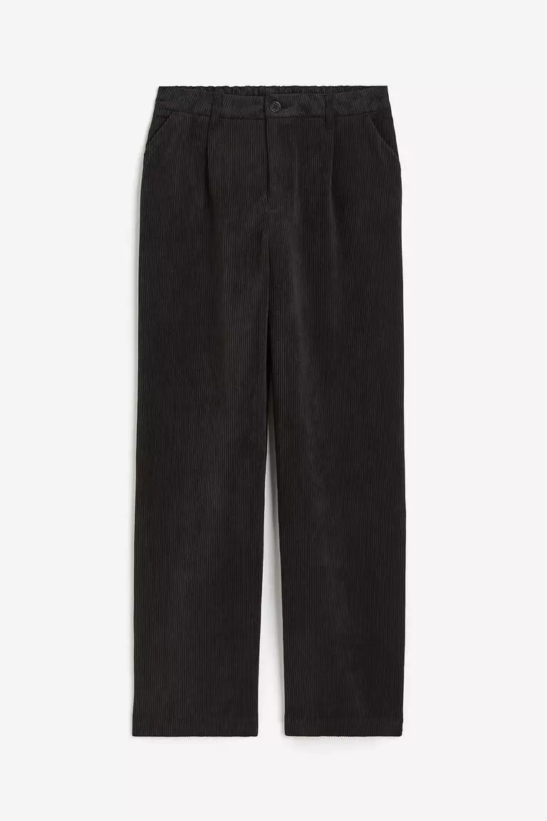 Wide corduroy trousers