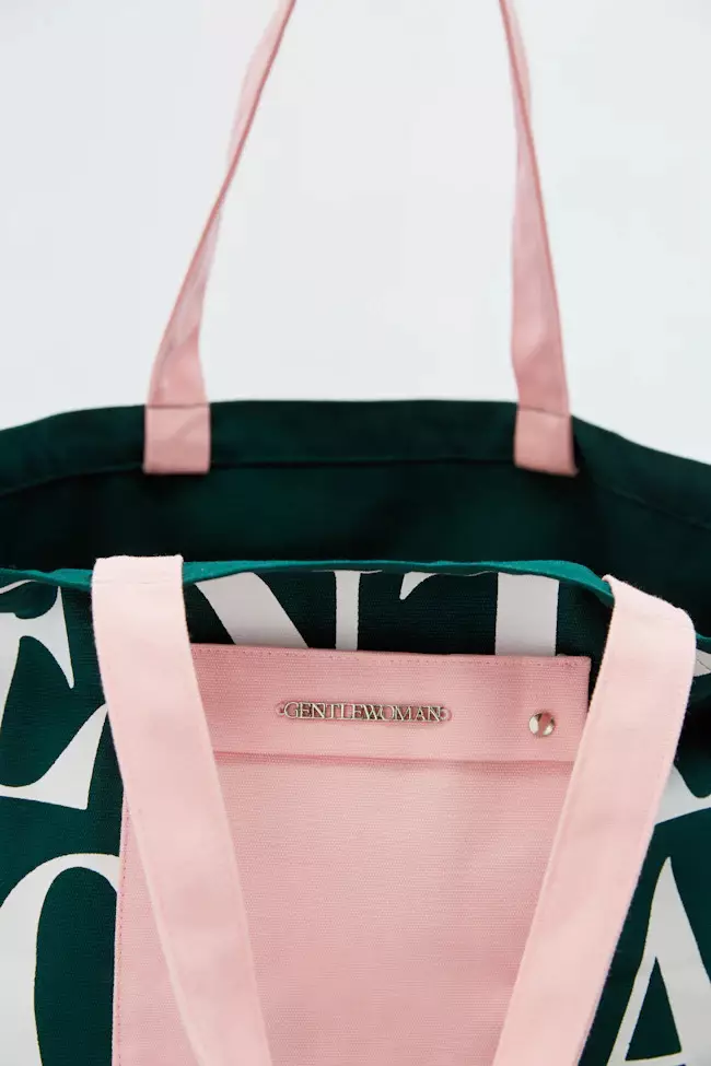 GW Painted Wall Tote Green