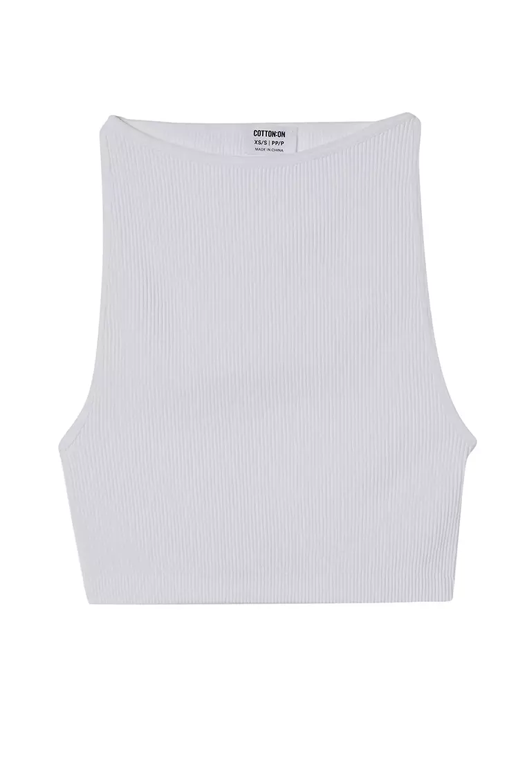 Buy Cotton On Seamless Benni High Neck Tank 2024 Online ZALORA