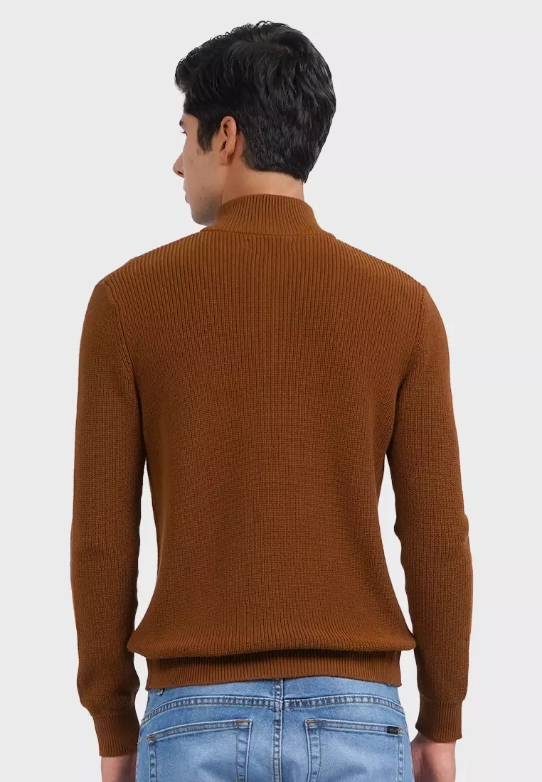 Half Zip Long Sleeve Sweater