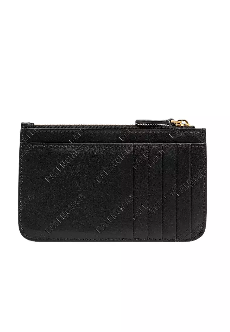 BALENCIAGA バレンシアガ B Long Card Case Men's Credit Long Coin And Card Holder in Black | Balenciaga US