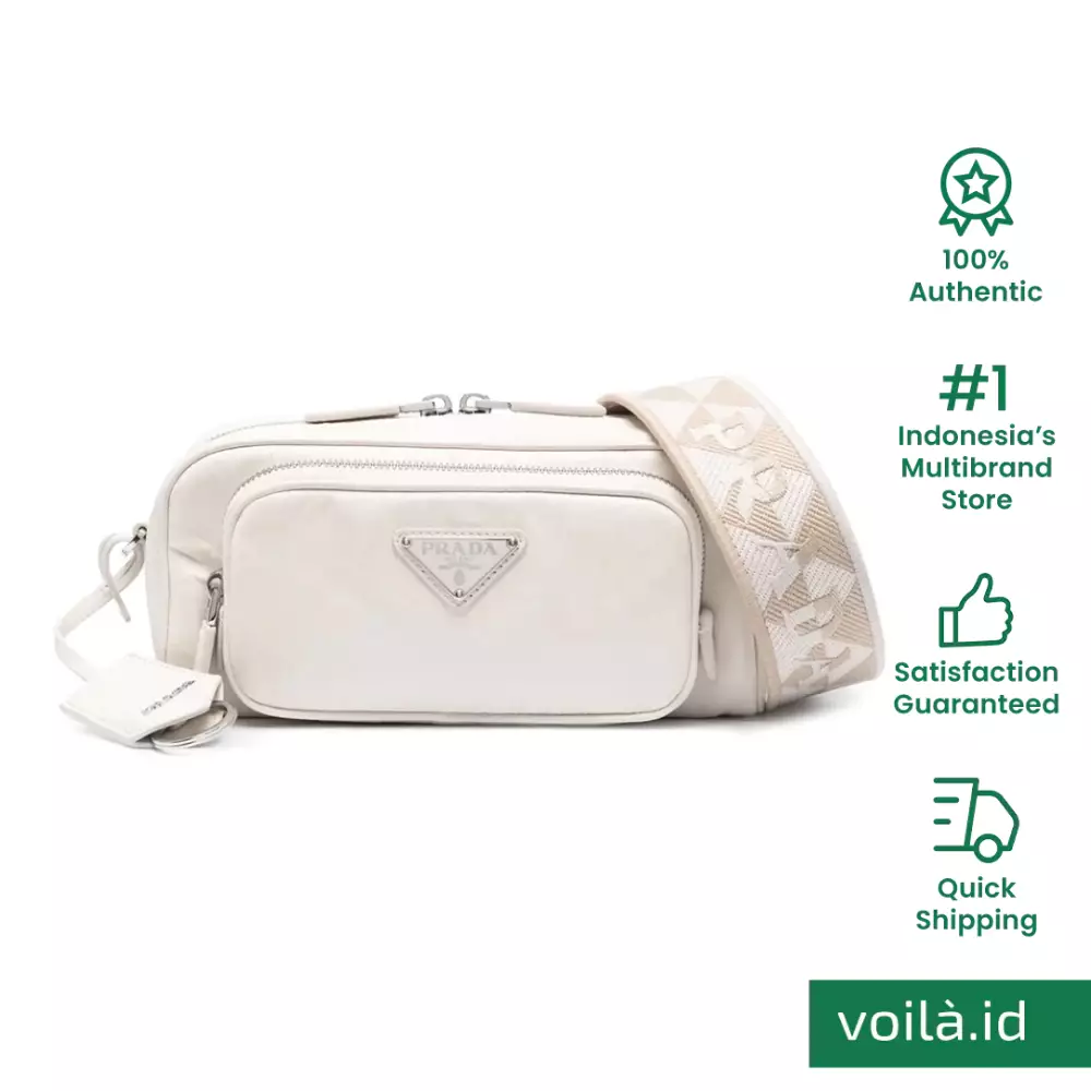 White prada crossbody online bag
