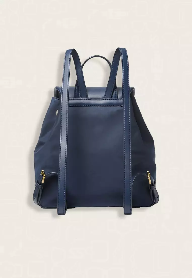 Michael Kors Cara Small Nylon Backpack Navy