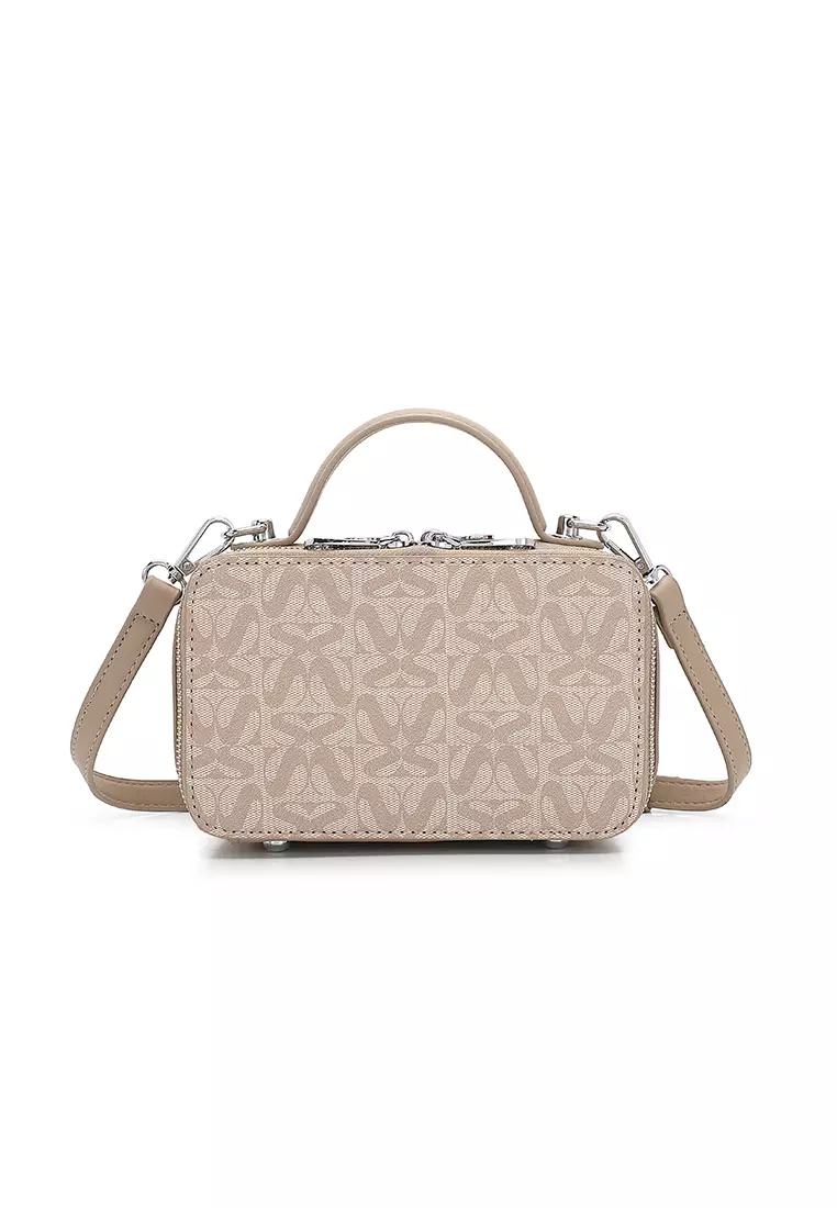 Women's Top Handle Bag / Sling Bag / Crossbody Bag / Shoulder Bag - Beige