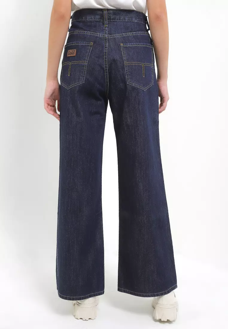High Waist Wide Leg Denim Pant FWL395