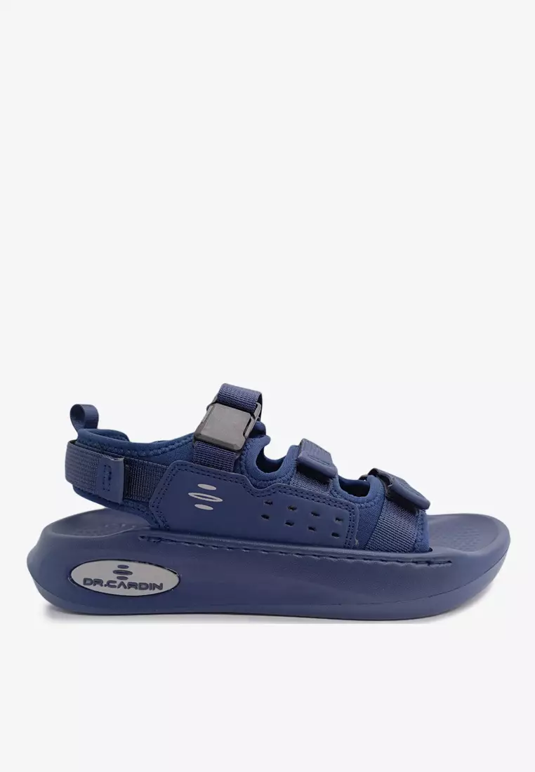 Dr. Cardin Dr Cardin Men Adjustable Triple Strappy Chunky Walking Sandals D-EOR-8376