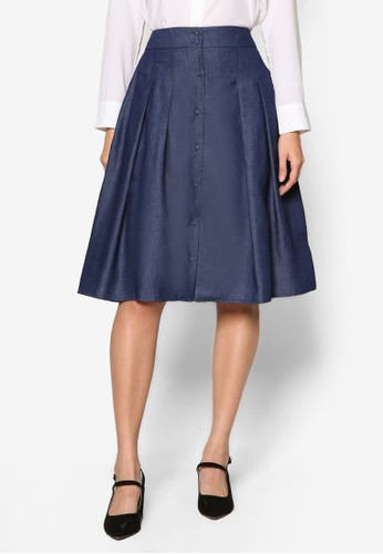 Collection Button Down Skirt