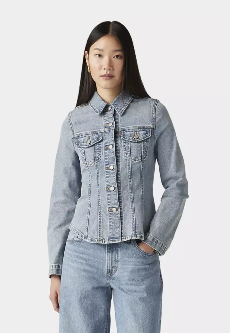 Women's Slim Tailored Trucker Jacket A8752-0010
