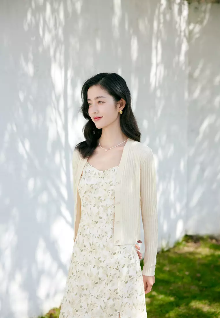 Buy Hopeshow Long Sleeve Cropped Cardigan 2025 Online ZALORA