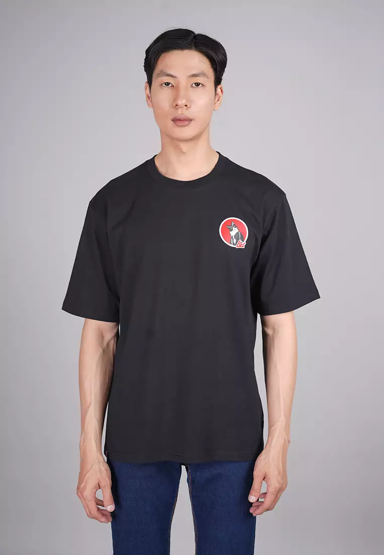 LGS Street - Kaos Oversize - Streetwear - Hitam - Unisex - Cat - SO.30.H008.003.C