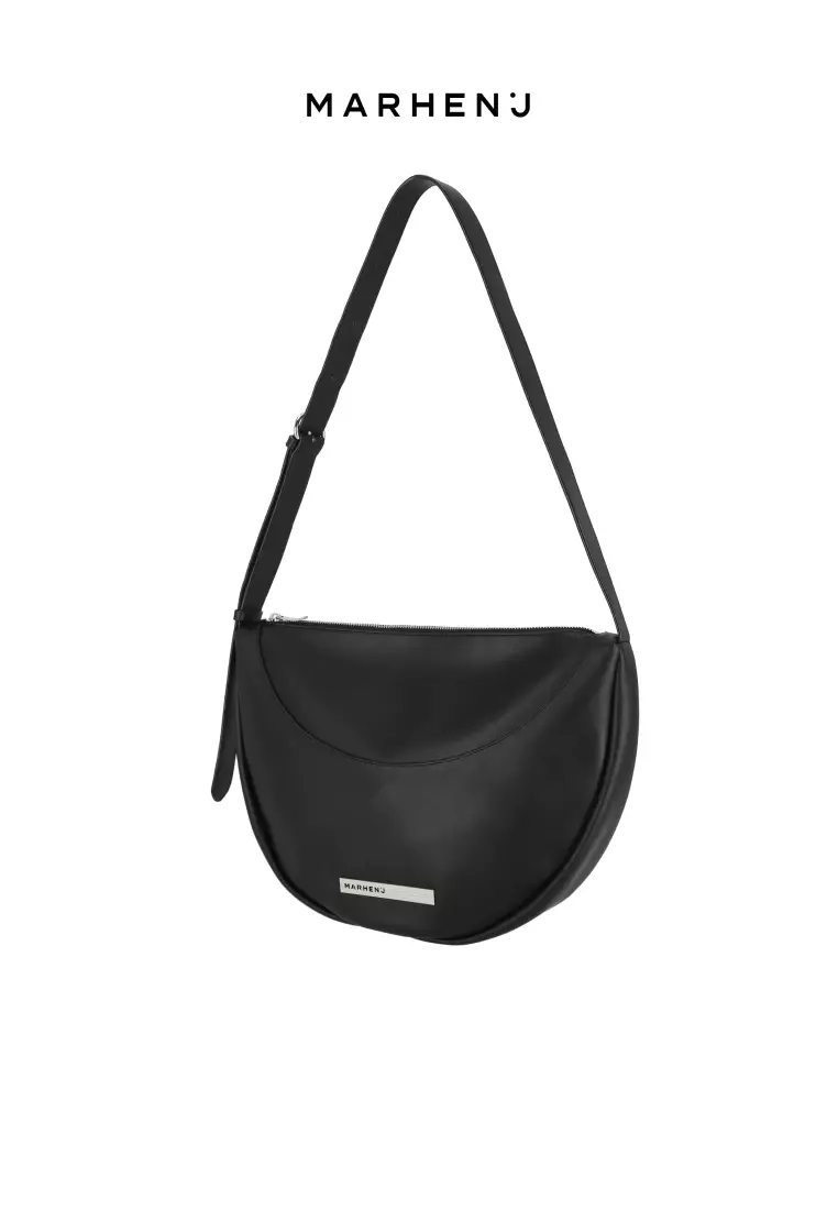 BAY Vegan Leather Crossbody Bag Black