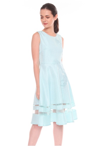 Shop Paperdolls Jacquard Sleeveless Dress Online On Zalora Philippines