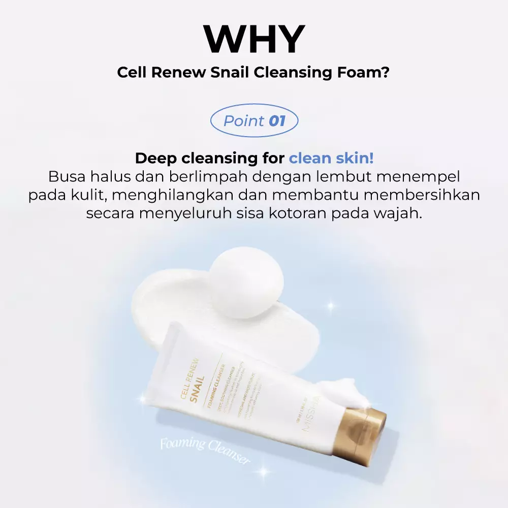 MISSHA Super Aqua Snail Cleansing Foam (100ml)