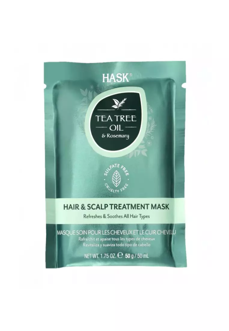 Buy HASK Tea Tree Oil & Rosemary Hair and Scalp Treatment Mask 355ml