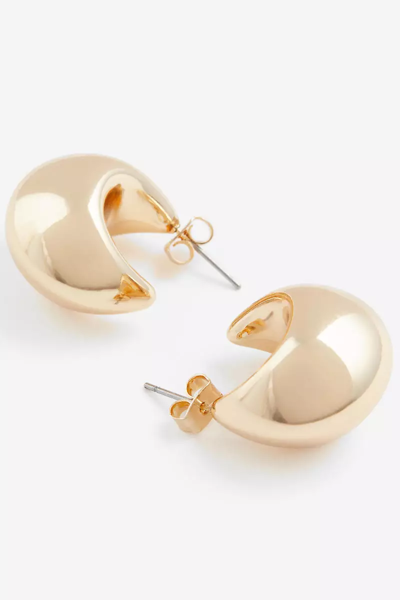 Gold deals earrings h&m