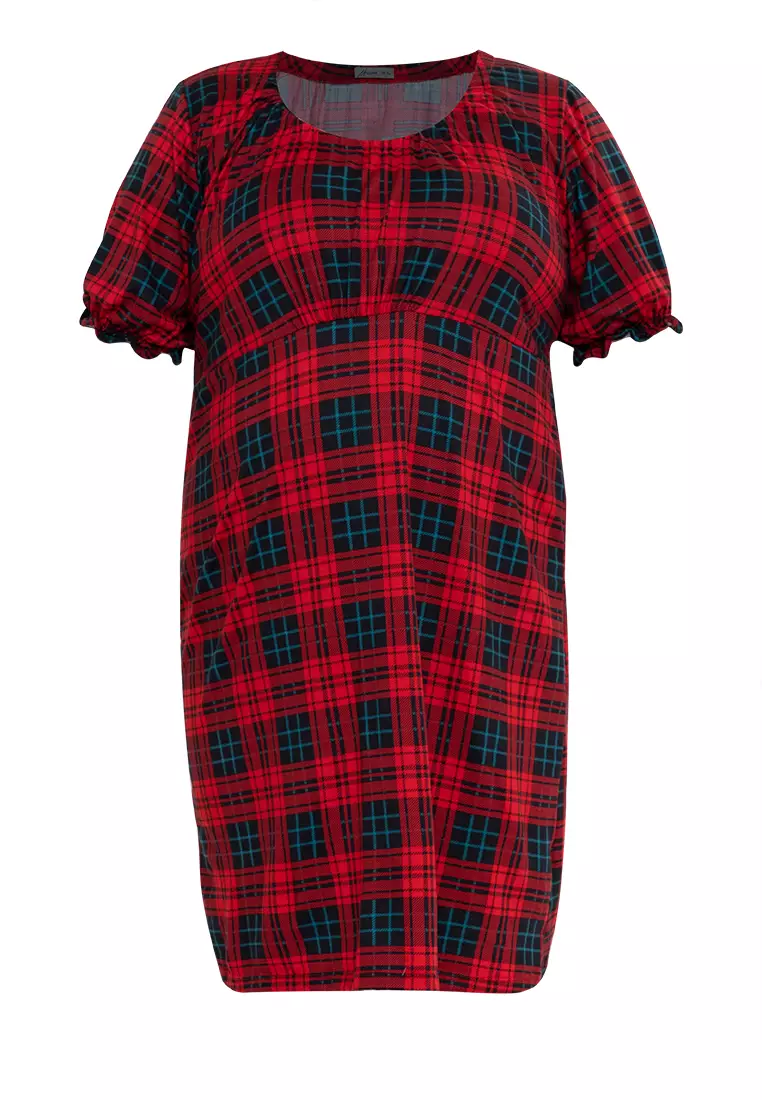 Buy Maxine Plus Size Plaid Dress 2024 Online | ZALORA Philippines