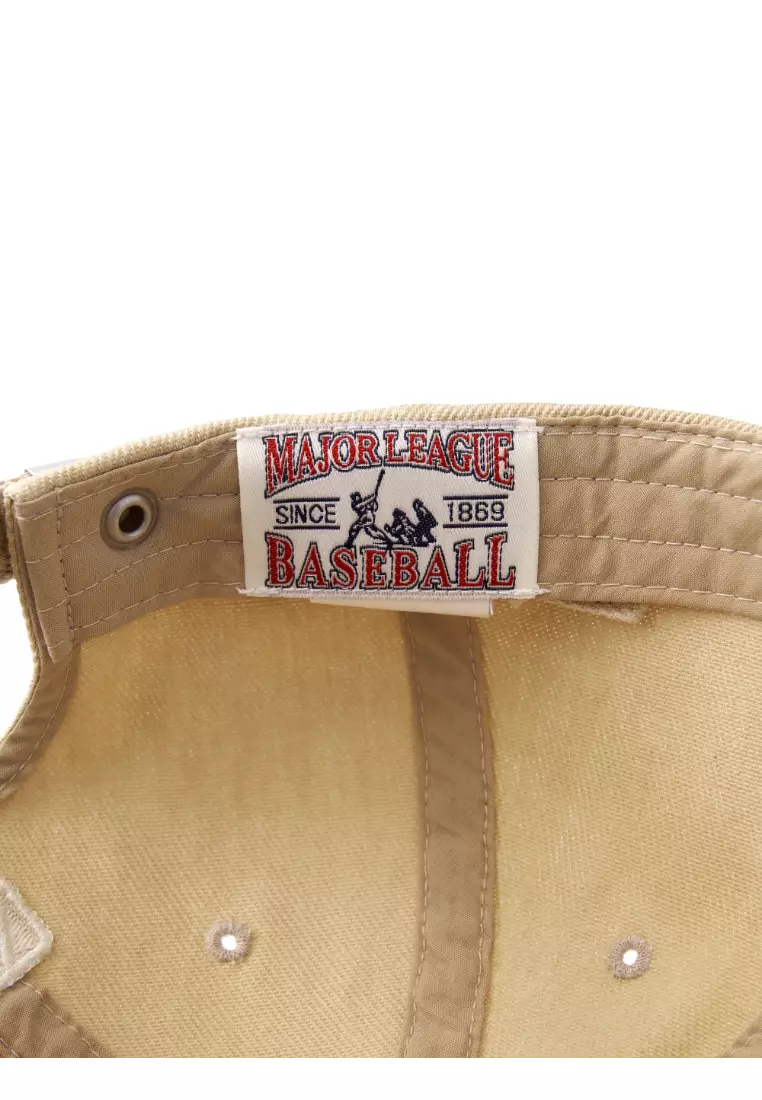 ◆MLB Korea◆ Vintage Culsive Unstructured Ball Cap NY Charc VARSITY VINTAGE CULSIVE STITCH UNSTRUCTURED BALL CAP NEW