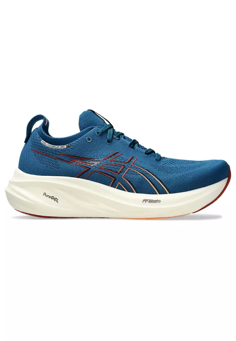 GEL-NIMBUS 26 MEN RUNNING SHOES (BLUE)