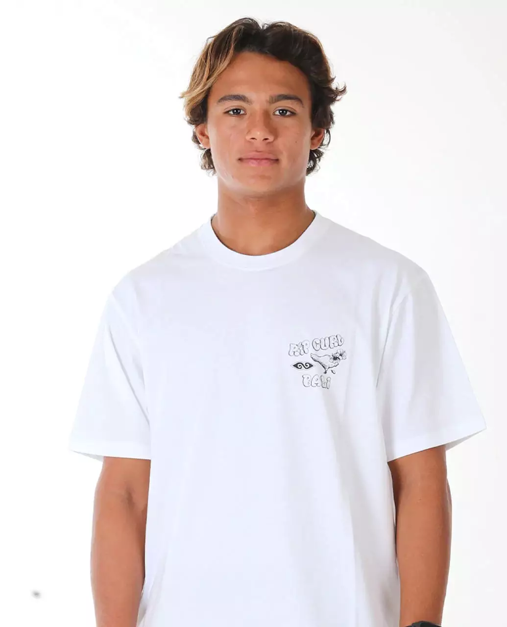 Rip Curl Men Bali Putu Surya Culture Tee - White