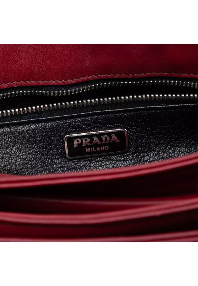 Pre-Loved Prada Soft Calf Chain Crossbody