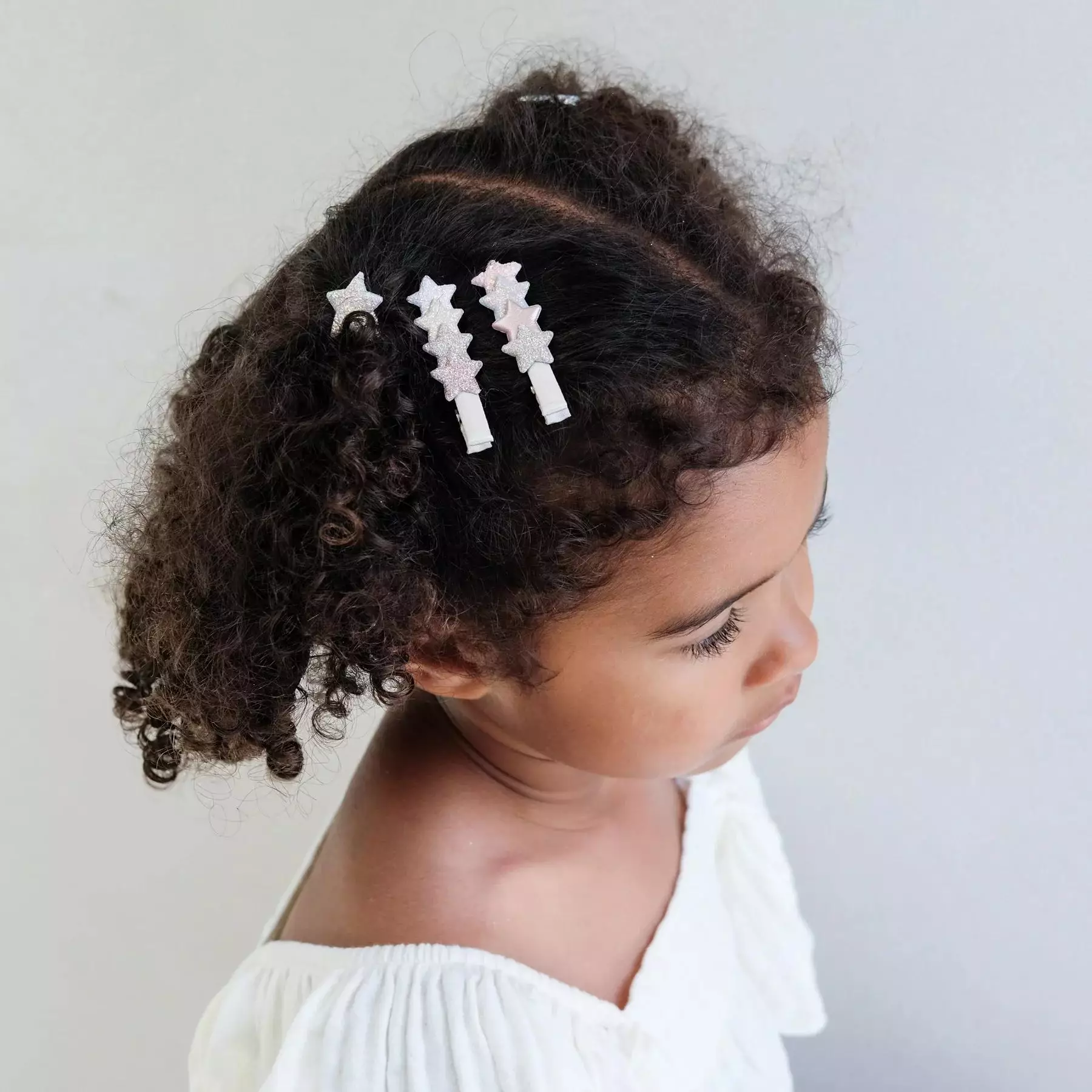 Mimi & Lula Layered Star Clips - Jepitan Rambut Anak Perempuan (Multi)