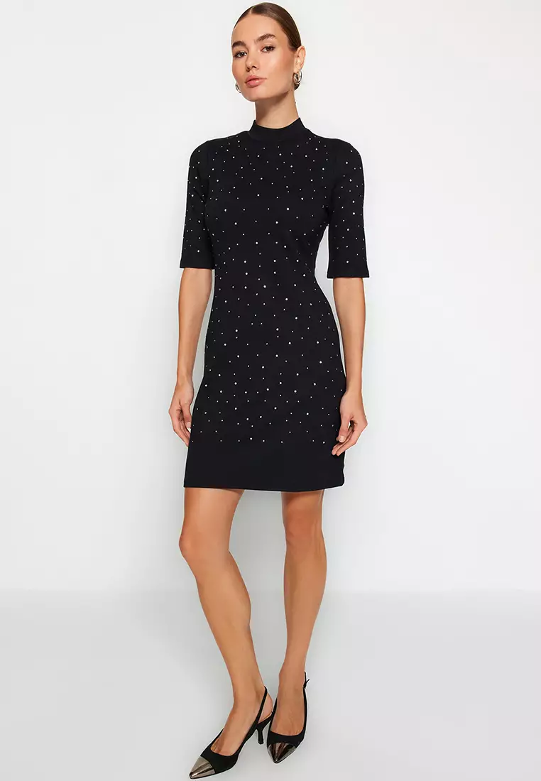 Crystals Embellished Dress