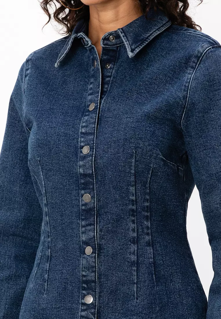Denim Shirt Dress