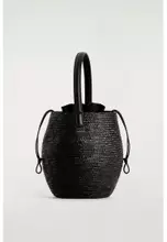 Buy COS SCULPTED BUCKET BAG - STRAW 2026 Online | ZALORA